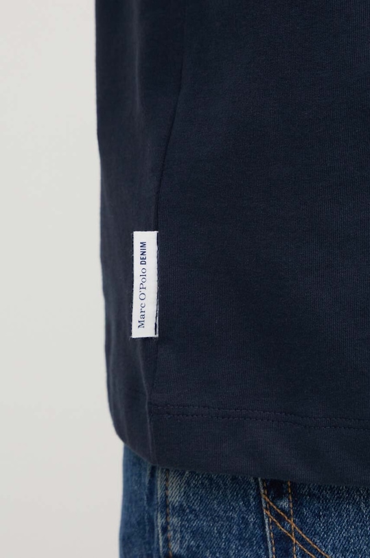 Bavlnené tričko Marc O'Polo DENIM tmavomodrá 5000000086