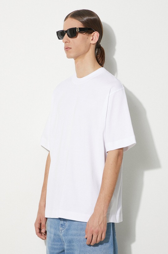 Lacoste t-shirt bawełniany biały TH7537
