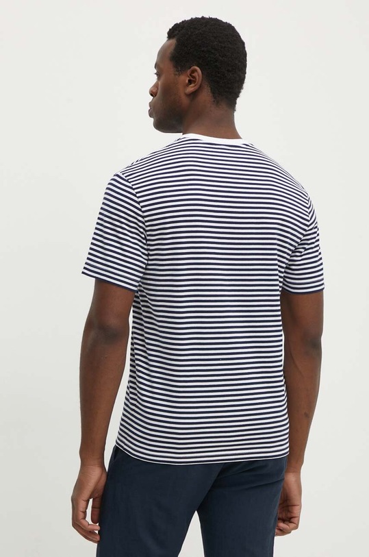 Odzież Lacoste t-shirt bawełniany TH9749 granatowy
