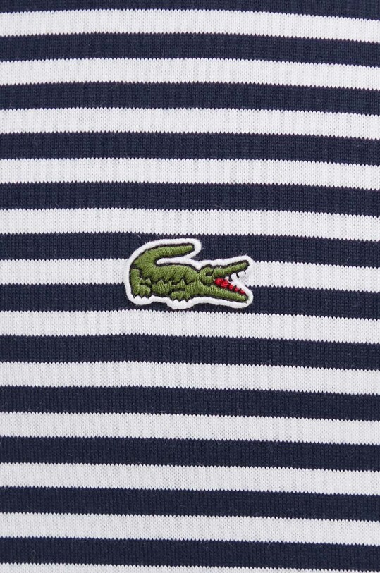 Bavlnené tričko Lacoste TH9749 tmavomodrá