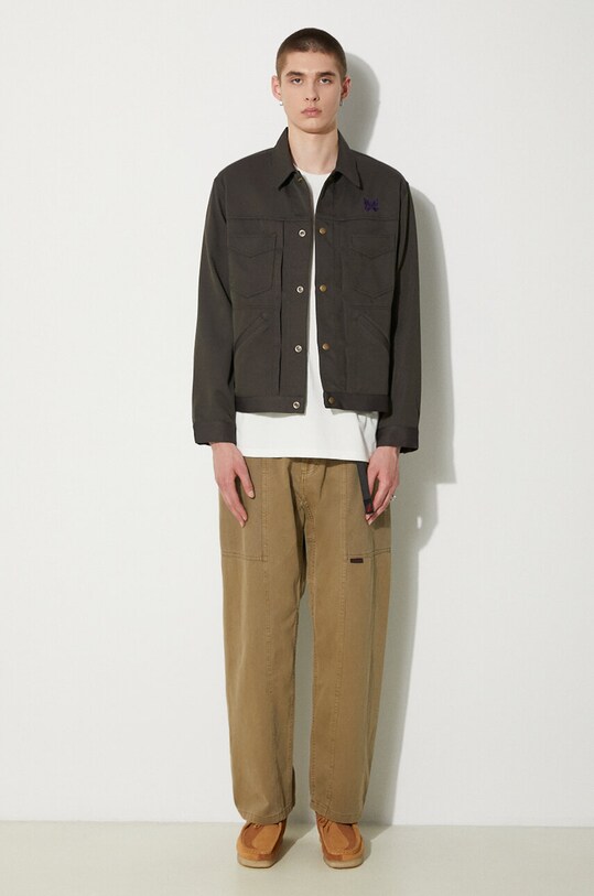 Needles t-shirt S/S Crew Neck Tee OT262 white SS24
