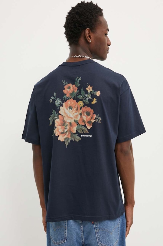 Îmbrăcăminte Billabong tricou din bumbac BOUQUET ABYZT02427 bleumarin