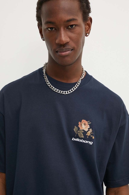 Billabong tricou din bumbac BOUQUET bleumarin ABYZT02427