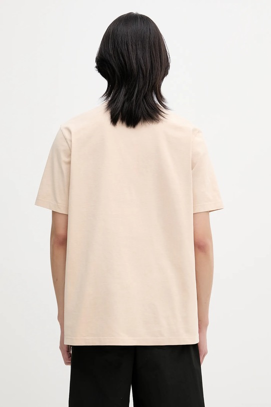 Odzież Maison Kitsuné t-shirt bawełniany Bold Fox Head Patch Comfort Tee Shirt MM00127KJ0118 beżowy