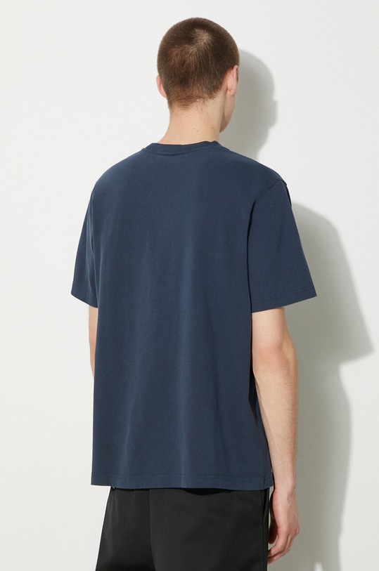 Clothing Maison Kitsuné cotton t-shirt Bold Fox Head Patch Comfort Tee Shirt MM00127KJ0118 navy