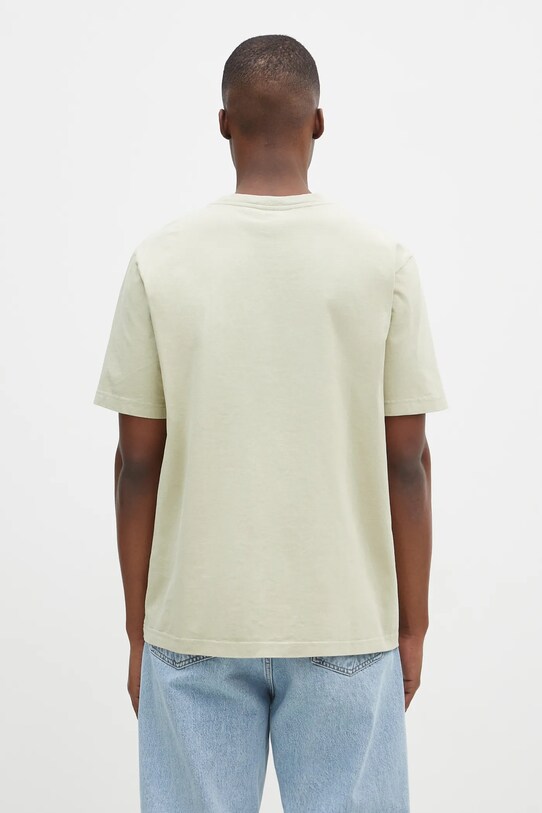 Clothing Maison Kitsuné cotton t-shirt Bold Fox Head Patch Comfort Tee Shirt MM00127KJ0118 green