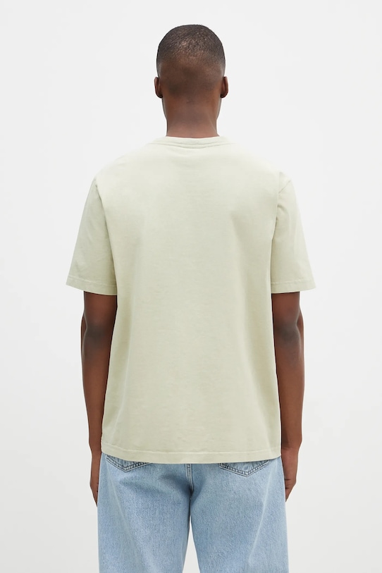 Odzież Maison Kitsuné t-shirt bawełniany Bold Fox Head Patch Comfort Tee Shirt MM00127KJ0118 zielony