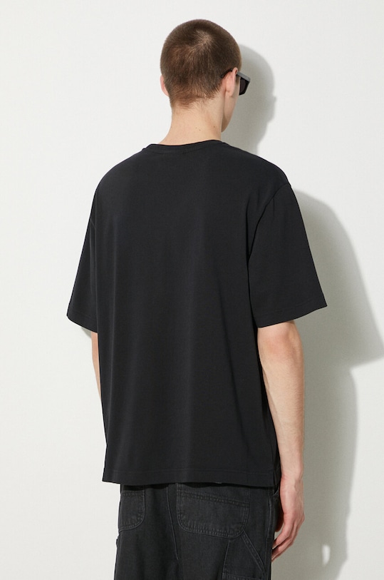 Clothing Maison Kitsuné cotton t-shirt Bold Fox Head Patch Oversize Tee Shirt LM00107KJ0119 black