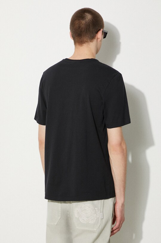 Одежда Хлопковая футболка Maison Kitsuné Chillax Fox Patch Regular Tee Shirt LM00110KJ0008 чёрный