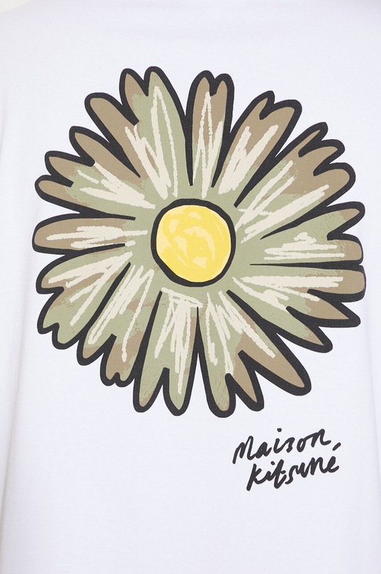 Maison Kitsuné cotton t-shirt Floating Flower Comfort Tee-Shirt MM00128KJ0118