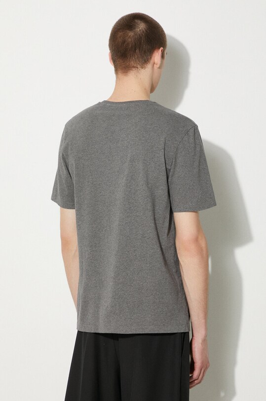 Clothing Maison Kitsuné cotton t-shirt Fox Head Patch Regular Tee Shirt LM00104KJ0008 gray
