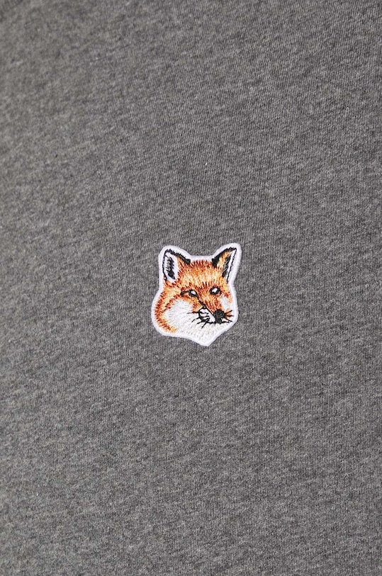 Maison Kitsuné t-shirt in cotone Fox Head Patch Regular Tee Shirt LM00104KJ0008