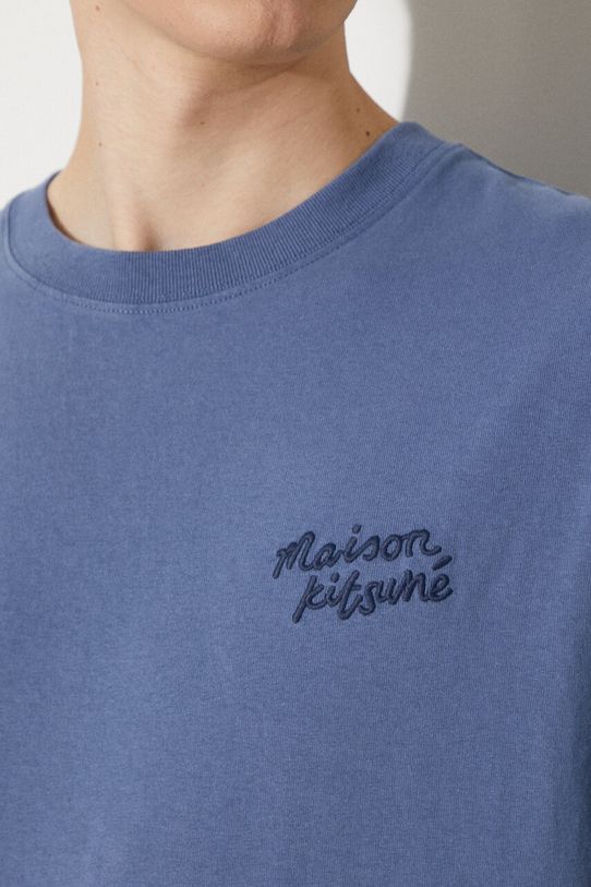 Bavlněné tričko Maison Kitsuné Handwriting Comfort Tee Shirt MM00126KJ0118