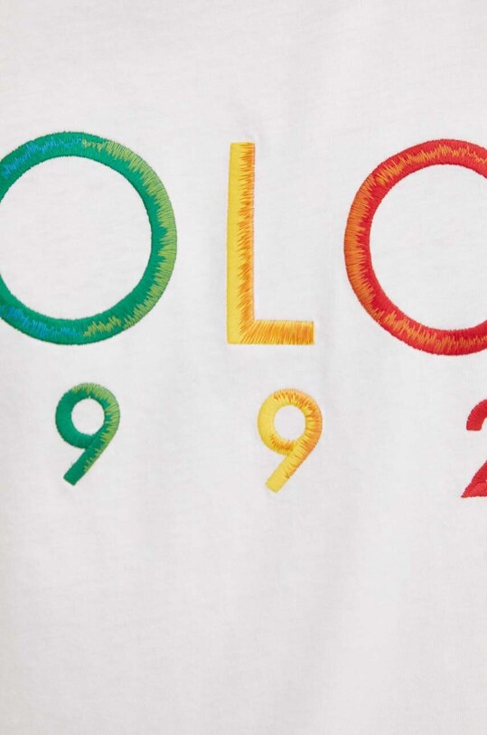 Бавовняна футболка Polo Ralph Lauren 710934742 білий