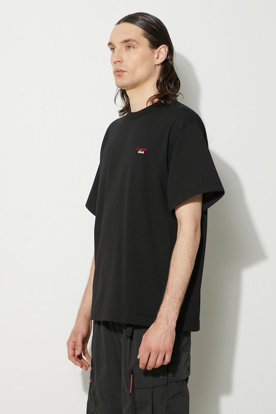Nanga t-shirt Eco Hybrid Box Logo Embroidery Tee nero NW2411.1G804.A