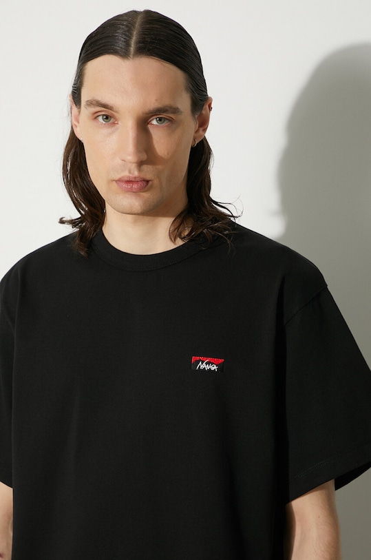 Tričko Nanga Eco Hybrid Box Logo Embroidery Tee NW2411.1G804.A černá