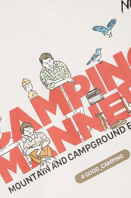 Nanga t-shirt Eco Hybrid Camping Manners Wild Animals Tee NW2411.1G800.A