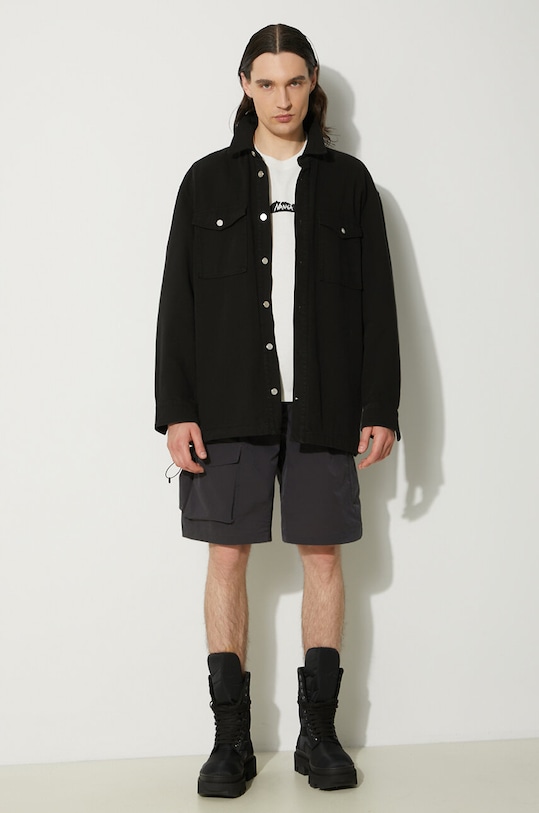 Μπλουζάκι Nanga Eco Hybrid Mt Logo Tee NW2211.1G208 λευκό SS24