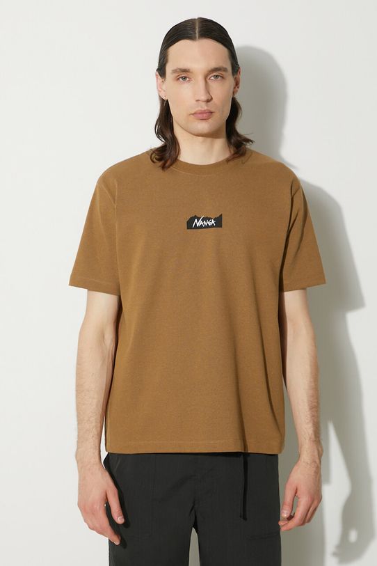 Футболка Nanga Eco Hybrid Mt Logo Tee інші коричневий NW2211.1G208