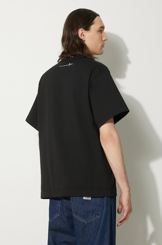 Clothing Nanga t-shirt Nanga × Jerry Ukai Eco Hybrid Nanga Logo Tee NW2411.1G805.C black