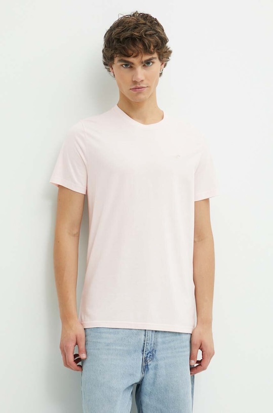 Hollister Co. t-shirt bawełniany bawełna różowy KI324.4089.600