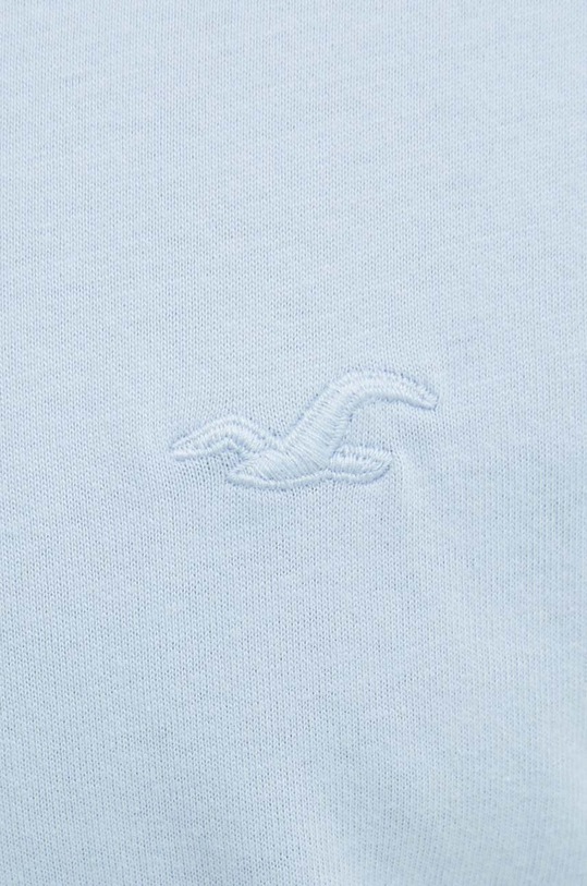 Bavlnené tričko Hollister Co. KI324.4089.211 modrá