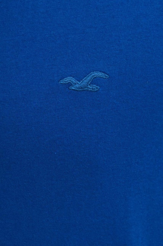 Bavlnené tričko Hollister Co. KI324.4089.222 modrá