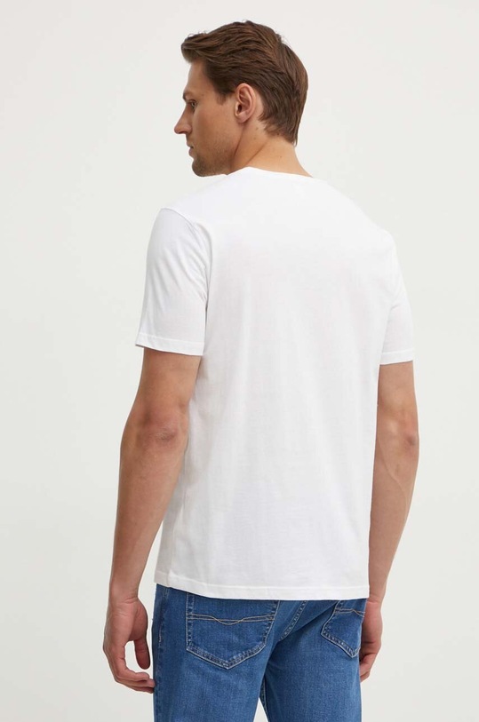 Odzież United Colors of Benetton t-shirt bawełniany 30964M01S biały