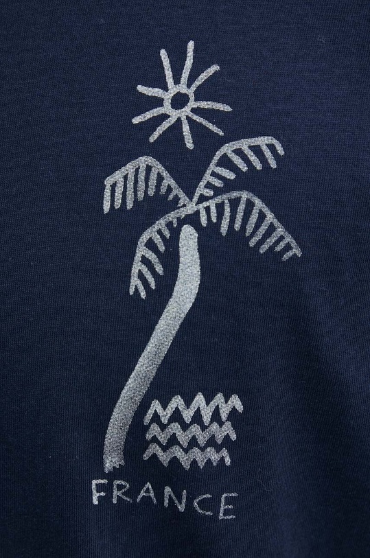 Hollister Co. tricou din bumbac KI323.4159.200 bleumarin