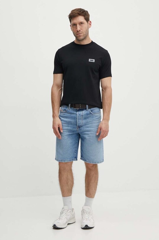 Karl Lagerfeld tricou 542221.755051 negru SS24