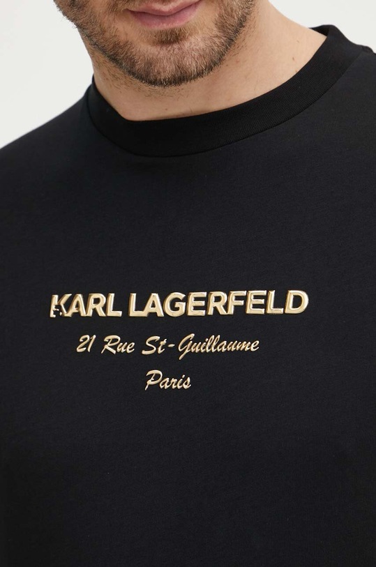 Bavlněné tričko Karl Lagerfeld 542224.755056 černá