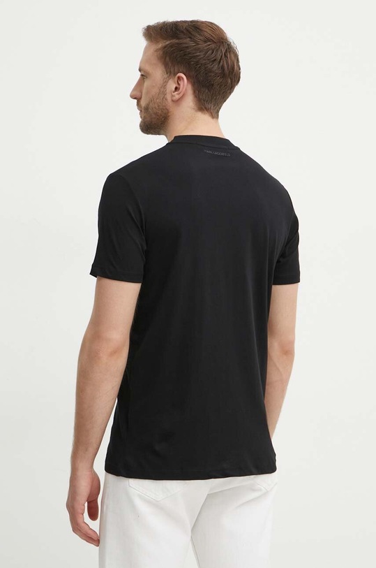 Odzież Karl Lagerfeld t-shirt bawełniany 542224.755081 czarny