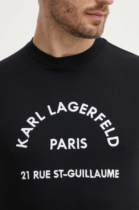 Karl Lagerfeld t-shirt bawełniany 542224.755081 czarny