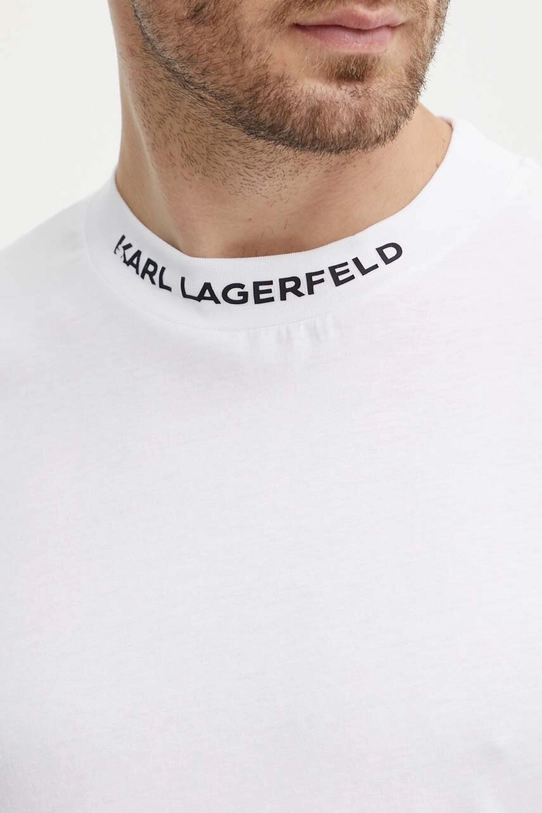 Karl Lagerfeld t-shirt bawełniany 542224.755159 biały