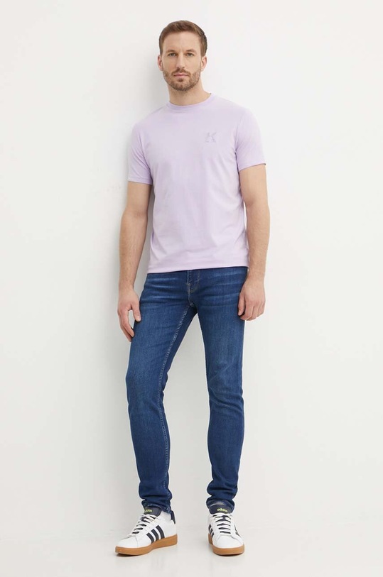 Karl Lagerfeld t-shirt 542221.755890 fioletowy SS24