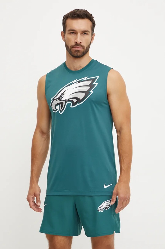 Nike tricou de antrenament Philadelphia Eagles print turcoaz 01B3.3JD.86.RPU