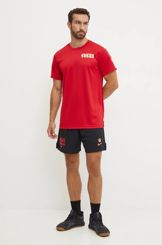 Tréninkové tričko Nike San Francisco 49ers 02ES.084K.73.K0Z červená SS24