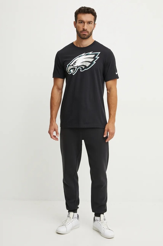 Bavlnené tričko Nike Philadelphia Eagles N199.00A.86.CLH čierna SS24