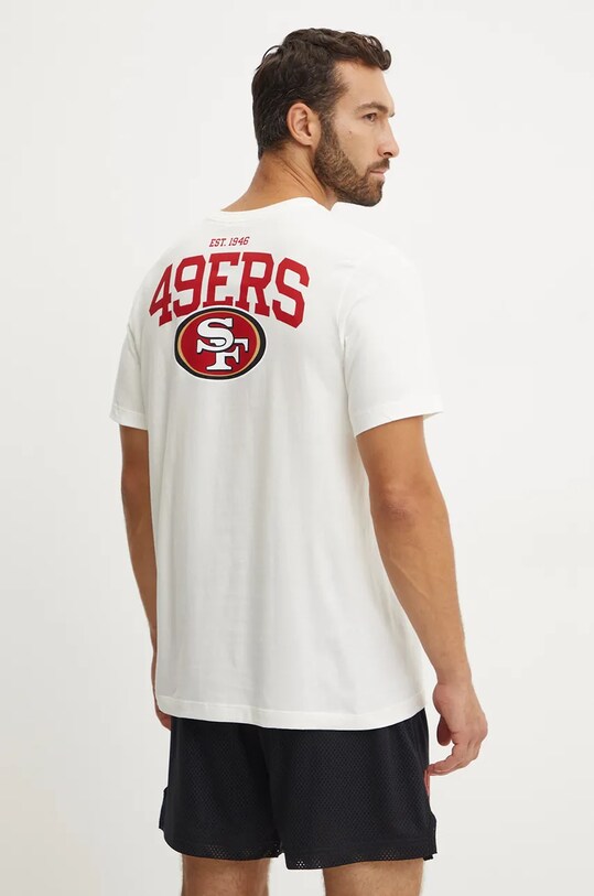 Nike tricou din bumbac San Francisco 49ers print bej N199.11K.73.8AB