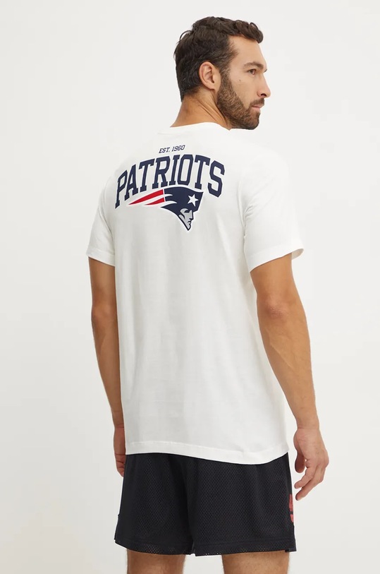 Îmbrăcăminte Nike tricou din bumbac New England Patriots N199.11K.8K.8AB bej