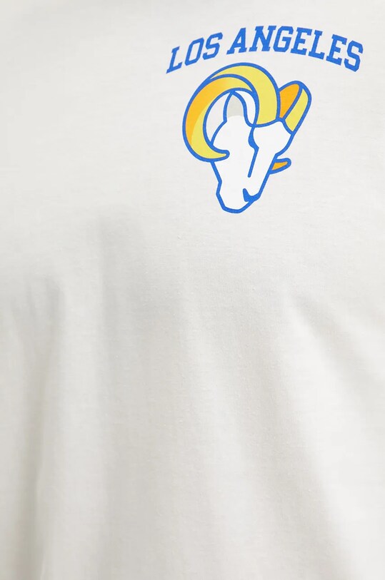 Nike t-shirt bawełniany Los Angeles Rams N199.11K.95.8AB beżowy