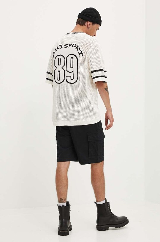 Odzież Karl Kani t-shirt 6060230 beżowy