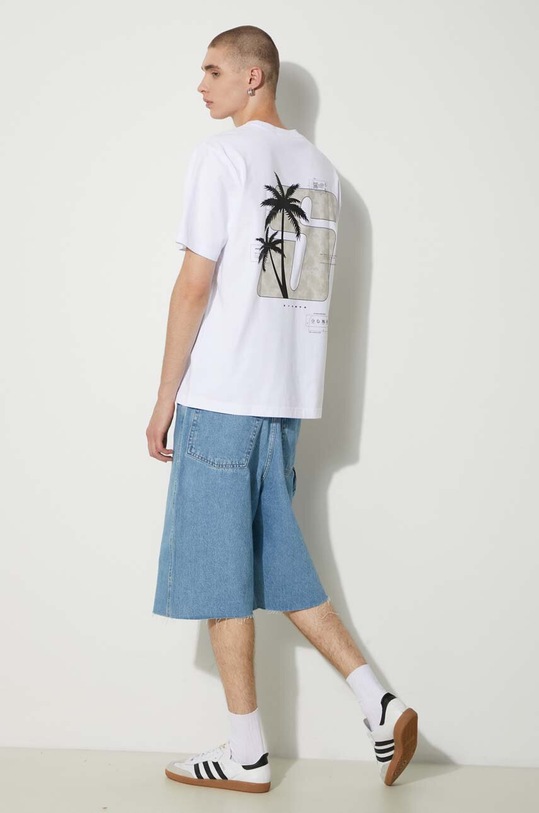 STAMPD cotton t-shirt Transit Relaxed Tee SLA.M3331TE.WHT white SS24