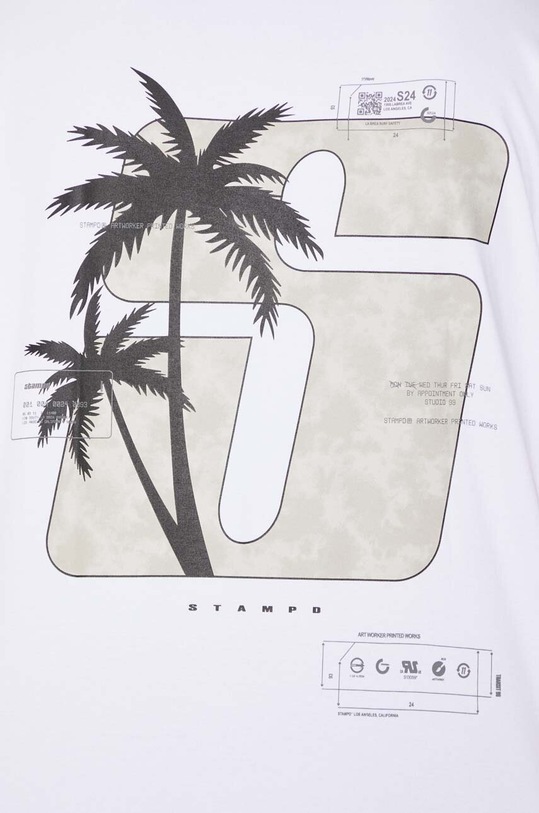 STAMPD cotton t-shirt Transit Relaxed Tee SLA.M3331TE.WHT