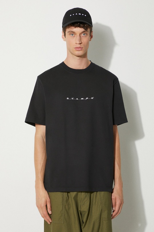 Одежда Хлопковая футболка STAMPD Moroccan City Vintage SLA.M3332TE.BLK чёрный