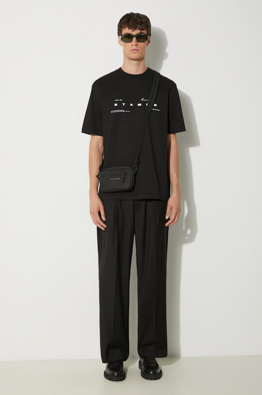 Βαμβακερό μπλουζάκι STAMPD Van Gogh Relaxed Tee SLA.M3248TE.BLK μαύρο SS24