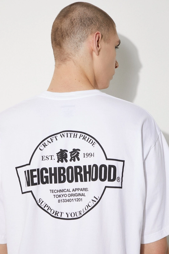 Хлопковая футболка NEIGHBORHOOD NH . Tee 241PCNH.ST04