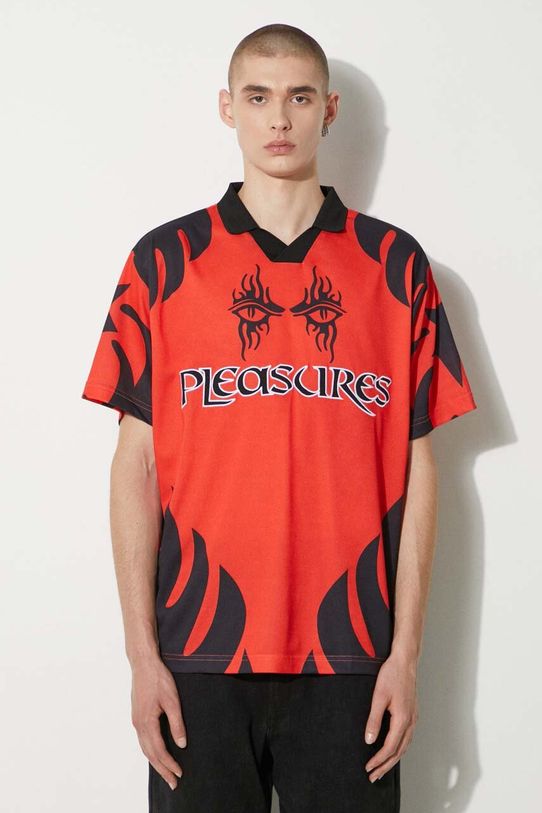 Polo tričko PLEASURES Afterlife Soccer Jersey