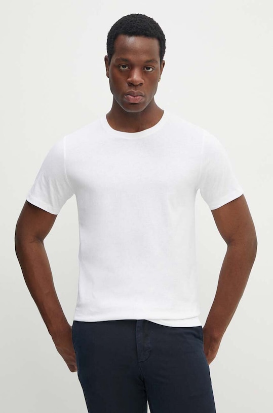 Lindbergh t-shirt bawełniany 4-pack bawełna czarny 30.400000.4PK.BL.WH