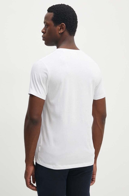 Îmbrăcăminte Lindbergh tricou din bumbac 4-pack 30.400000.4PK.BL.WH negru